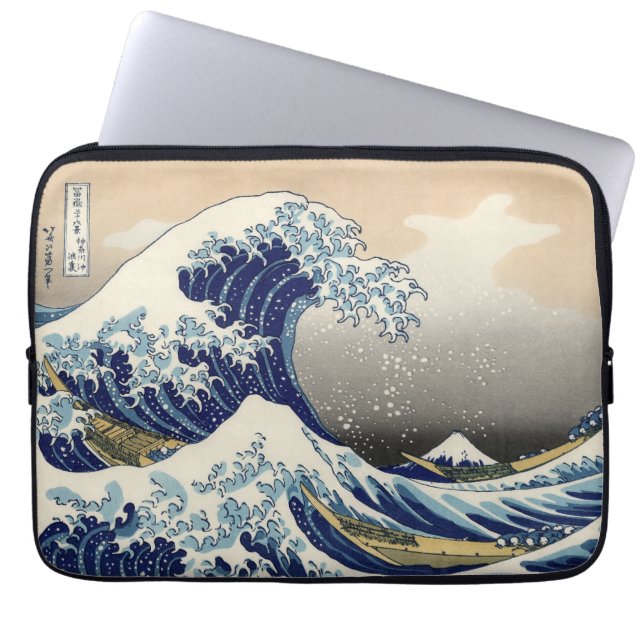 Funda Para Portátil Gran onda de Kanagawa (Frente)