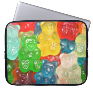 Funda Para Portátil Gran patrón de osos de goma para grandes y peque
