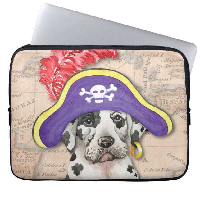 Funda Para Portátil Gran pirata de danés (Frente)