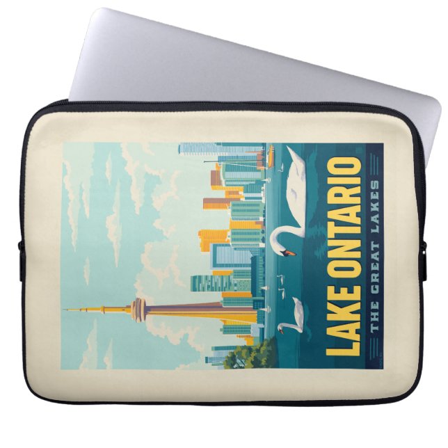 Funda Para Portátil Grandes Lagos | Lago Ontario (Frente)