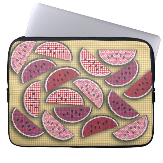 Funda Para Portátil Granja Fresco Watermelons Pattern Art (Frente)
