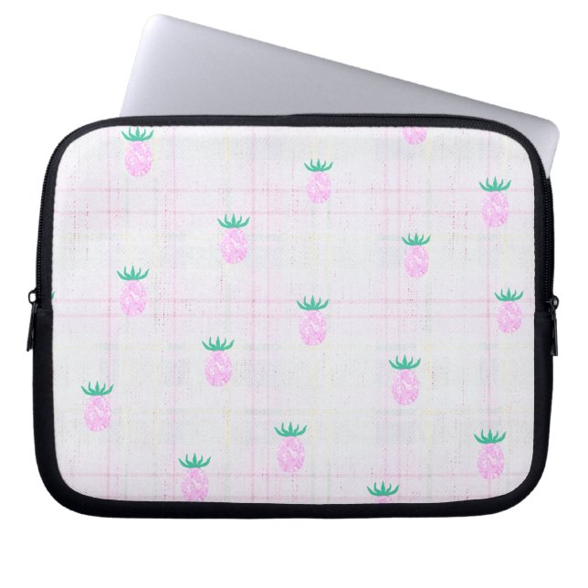 Funda Para Portátil Granja Piña Rosa (Frente)