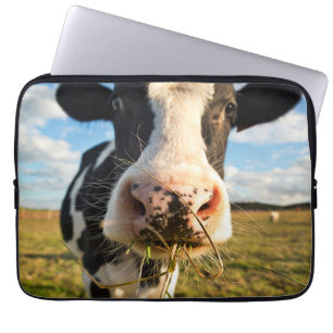 Funda Para Portátil Granjas   Mascado de vacas de Holstein