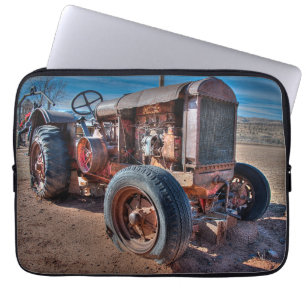 Funda Para Portátil Granjas Rusty Antique Tractor