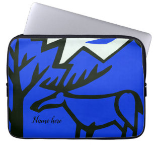 Funda Para Portátil Grapar en montañas abstracto ingenuo