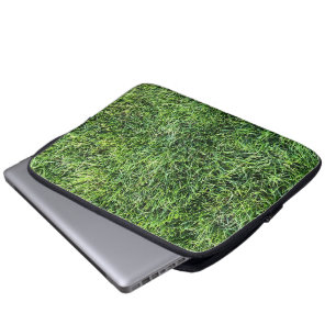 Funda Para Portátil Grasa verde divertido patrón de textura foto real
