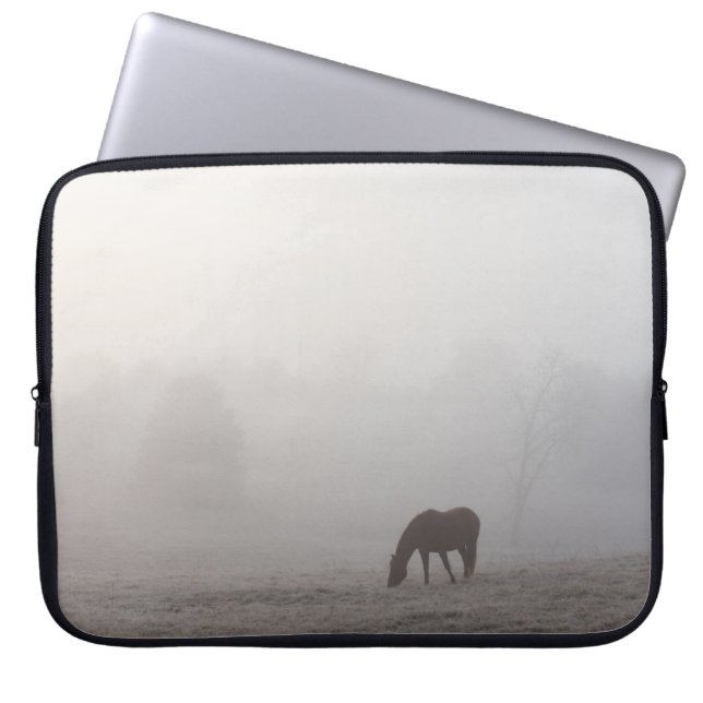 Funda Para Portátil Graznido de niebla (Frente)
