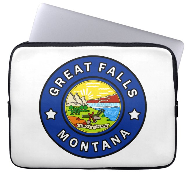 Funda Para Portátil Great Falls Montana (Frente)