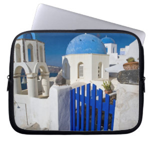 Funda Para Portátil Grecia e isla griega de Santorini pueblo de Oia 3