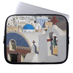 Funda Para Portátil Grecia e Isla Griega de Santorini pueblo de Oia 5