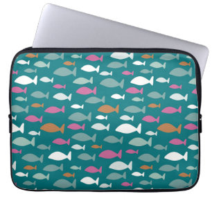 Funda Para Portátil Green Fish Shoal
