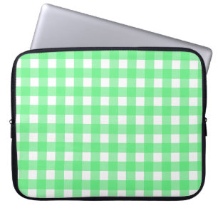 Funda Para Portátil Green gingham