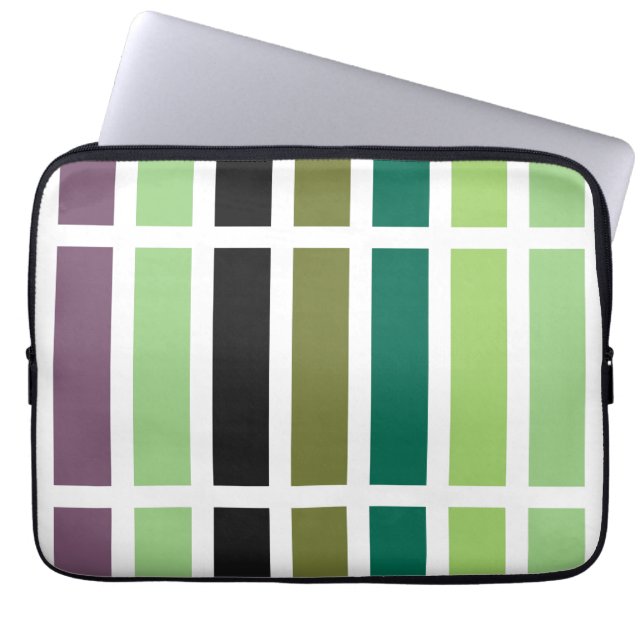 Funda Para Portátil Green Purple Black Hues (Frente)