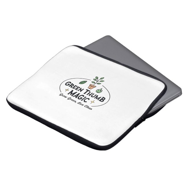 Funda Para Portátil Green Thumb Magic | Urban Gardening  (Superior anverso)