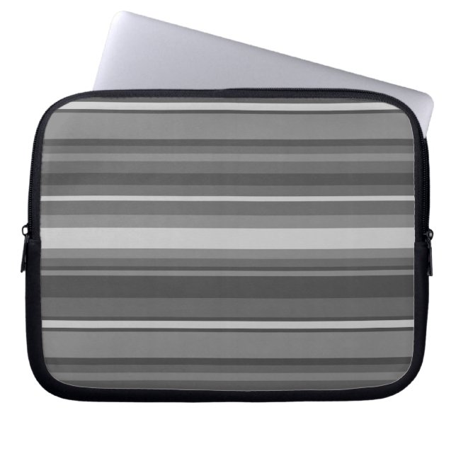 Funda Para Portátil Grey stripes (Frente)