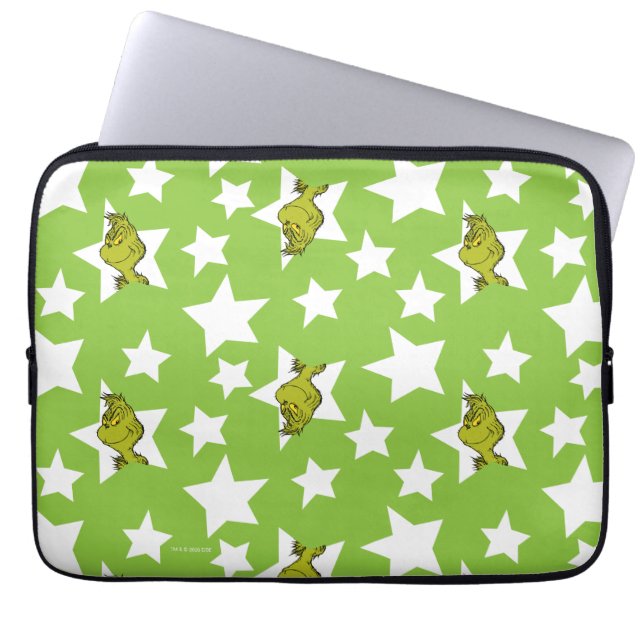 Funda Para Portátil Grinch Peeking Star Pattern (Frente)