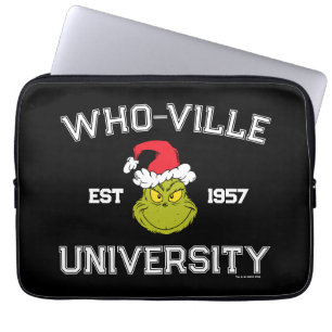 Funda Para Portátil Grinch Universidad de Who-ville Est 1957
