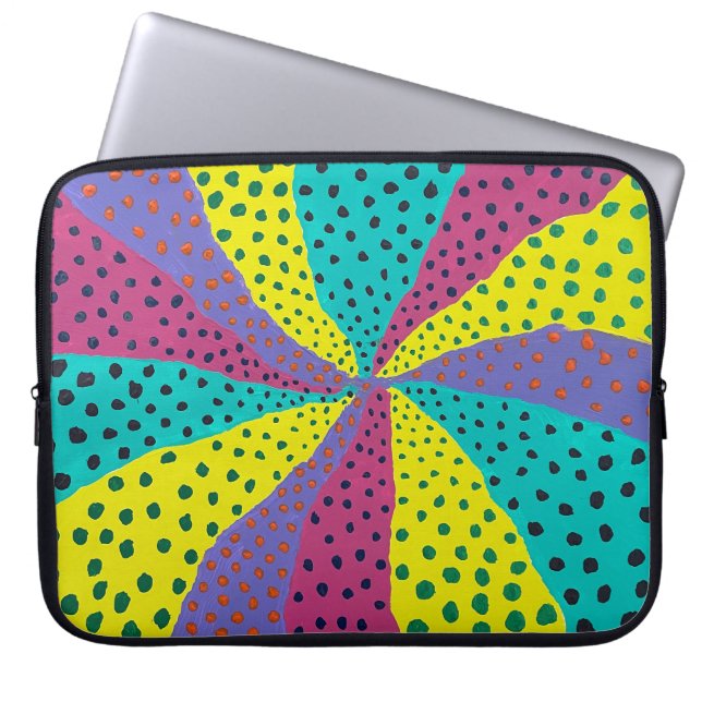 Funda Para Portátil Grito de alegría (Frente)