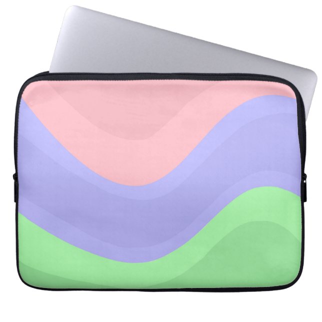 Funda Para Portátil Groovy Pastel Chic (Frente)