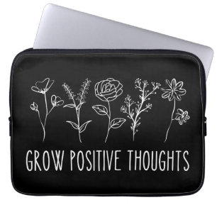 Funda Para Portátil Grow Positive Thoughts Aesthetic