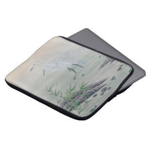 Funda Para Portátil Grullas en el río chino