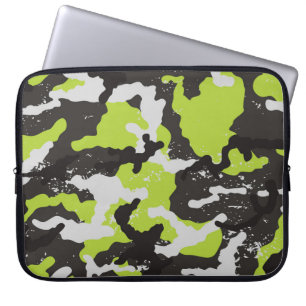 Funda Para Portátil Grunge Camouflage Vintage Background