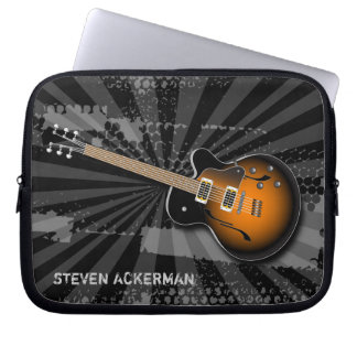 Funda Para Portátil Grunge Guitar Burst Electronics Sleeve