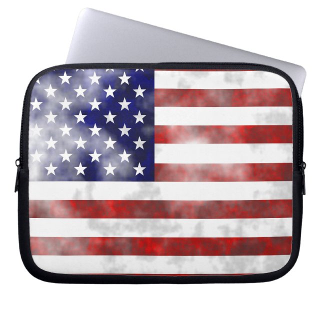 Funda Para Portátil Grunge los E.E.U.U. (Frente)