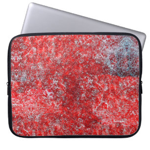 Funda Para Portátil Grunge rojo, abstracto, antiguo, arte, fondo,