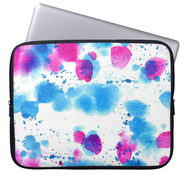 Funda Para Portátil Grunge Stains Textura de acuarela (Frente)