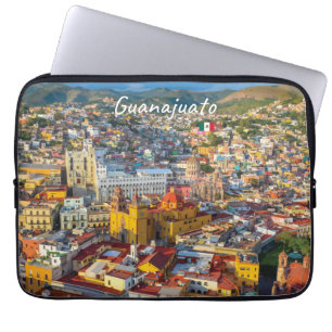 Funda Para Portátil Guanajuato, México - Paisaje Urbano Colorido