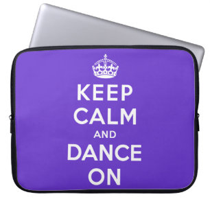 Funda Para Portátil Guarde la calma y baile encendido