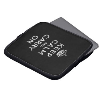 Funda Para Portátil Guarde la calma y continúe