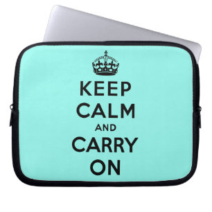 Funda Para Portátil guarde la calma y continúe la original