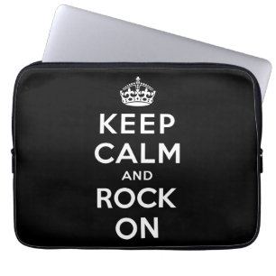 Funda Para Portátil Guarde la calma y oscile encendido