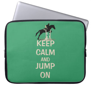 Funda Para Portátil Guarde la calma y salte en bolso del ordenador