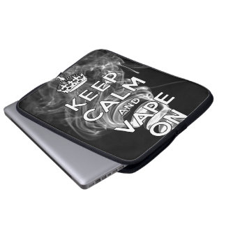 Funda Para Portátil Guarde la calma y Vape encendido