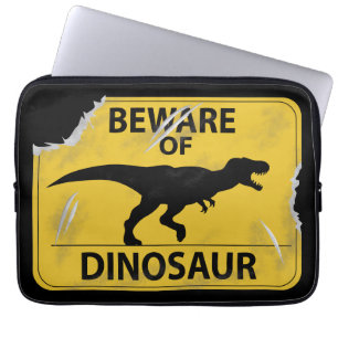 Funda Para Portátil Guárdese del dinosaurio (dañado)