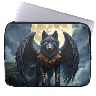Funda Para Portátil Guardián de la Luna – El Lobo de Ala Negra