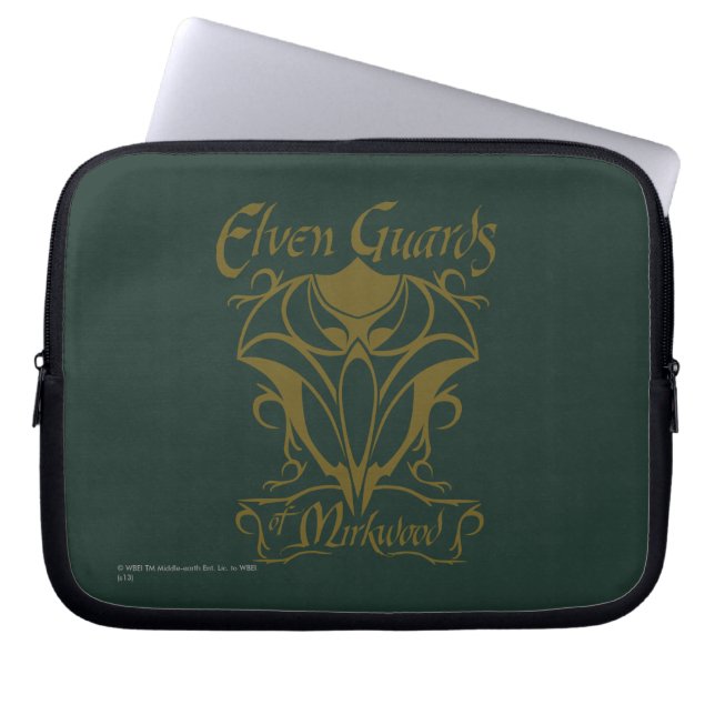 Funda Para Portátil Guardias elfos del nombre de Mirkwood (Frente)