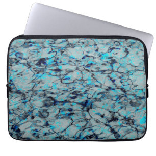 Funda Para Portátil Guay, arte digital moderno de color azul