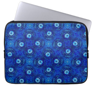 Funda Para Portátil Guay, arte digital moderno de patrón de ojos malva