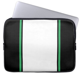 Funda Para Portátil Guay Black Wide White Kelly Green Carreras
