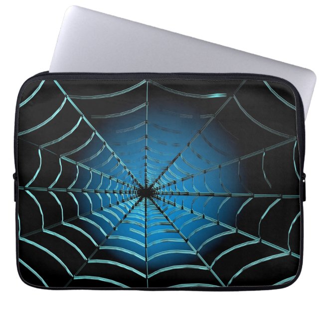 Funda Para Portátil Guay Blue Spider Web (Frente)