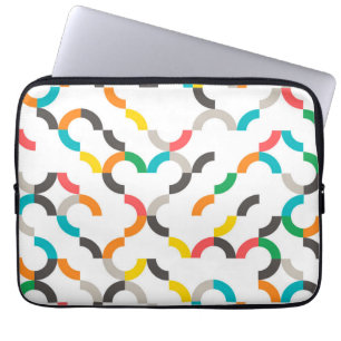 Funda Para Portátil Guay, moderno, colorido y moderno geométrico circu