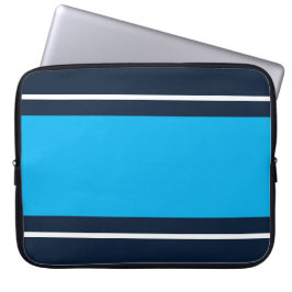 Funda Para Portátil Guay negrita Bandas de Carreras azul cielo de la M