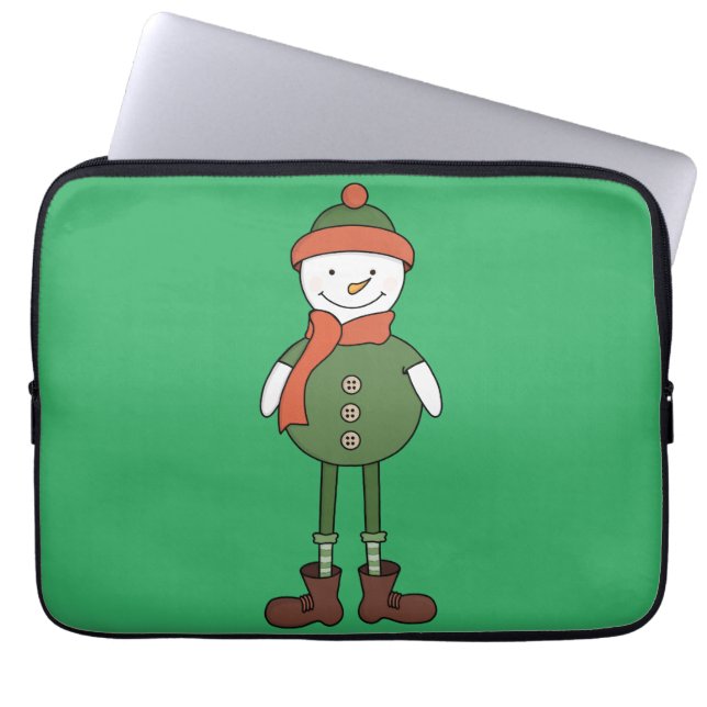 Funda Para Portátil Guay Snowman (Frente)