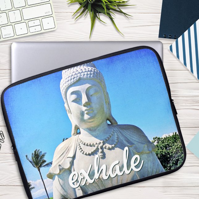 Funda Para Portátil Guión de citas para citas de Buda tropical de Hawá (Subido por el creador)