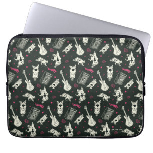 Funda Para Portátil Guitarra de Punk Scooby-Doo y patrón de amp