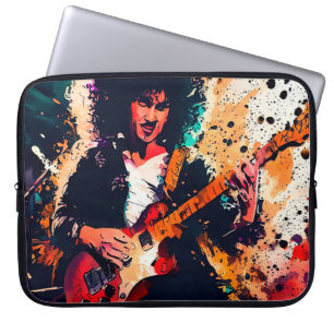 Funda Para Portátil guitarrista genial